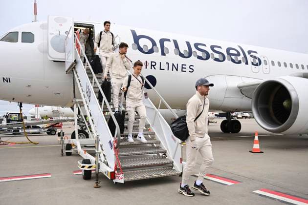 KF RFS v RSC Anderlecht - UEFA Europa League Media Activities 06 11 2024 RIGA DAUGAVA, LATVIA - NOVEMBER 06 : Coosemans Colin goalkeeper of RSC Anderlecht pictured during arrival at the Riga airport prior to the UEFA Europa League phase matchday 4 between KF RFS and RSC Anderlecht on November 6, 2024 in Riga Daugava, Latvia, 06 11 2024 Riga Daugava Latvia  Copyright: xVincentxKalutx