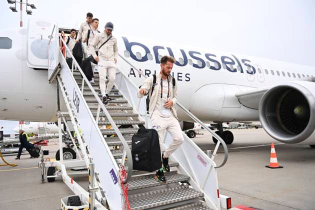 KF RFS v RSC Anderlecht - UEFA Europa League Media Activities 06 11 2024 RIGA DAUGAVA, LATVIA - NOVEMBER 06 : Rits Mats midfielder of RSC Anderlecht pictured during arrival at the Riga airport prior to the UEFA Europa League phase matchday 4 between KF RFS and RSC Anderlecht on November 6, 2024 in Riga Daugava, Latvia, 06 11 2024 Riga Daugava Latvia  Copyright: xVincentxKalutx