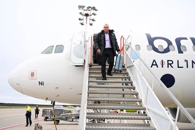 KF RFS v RSC Anderlecht - UEFA Europa League Media Activities 06 11 2024 RIGA DAUGAVA, LATVIA - NOVEMBER 06 : Vandenhaute Wouter President of RSC Anderlecht pictured during arrival at the Riga airport prior to the UEFA Europa League phase matchday 4 between KF RFS and RSC Anderlecht on November 6, 2024 in Riga Daugava, Latvia, 06 11 2024 Riga Daugava Latvia  Copyright: xVincentxKalutx