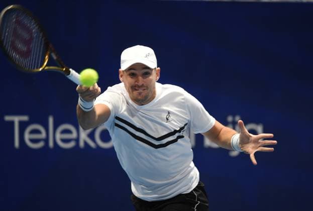 DUSAN LAJOVIC vs FABIAN MAROZSAN DUSAN LAJOVIC, tennis player of Serbia, at Belgrade Open ATP, Tennis Herren match, ageinst FABIAN MAROZSAN of Hungary, at Belgrade arena. Belgrade, 06.11.2024. foto: Nebojsa Parausic MN Press TENNIS, BELGRADE OPEN, ATP Belgrade Belgrade Arena Serbia Copyright: xNebojsaxParausicx xMNxPressx