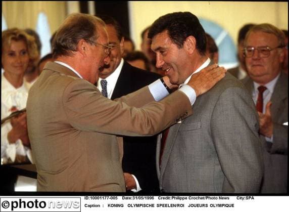 KONING & OLYMPISCHE SPEELEN ROI & JOUEURS OLYMPIQUE SPA  Copyright: xPhilippexCrochetx N5477 - KONING ALBERT II Eddy Merckx & ROI