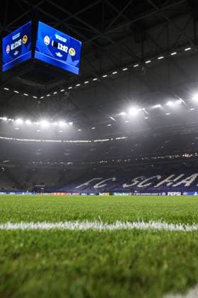 Sport, Football, UEFA Champions League Season 2024 2025 League Phase 4 Matchday FC Shakhtar Donetsk BSC Young Boys 06 11 2024, Arena AufSchalke The VELTINS Arens Arena AufSchalke before the match Gelsenkirchen Arena AufSchalke VELTINS Arena Nordrhein Westfahlen Germany