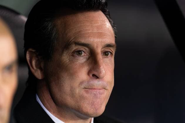 2024-11-06 Club Brugge KV v Aston Villa FC - UEFA Champions League 2024 25 League Phase MD4 BRUGES, BELGIUM - NOVEMBER 6: Coach Unai Emery of Aston Villa FC during the UEFA Champions League 2024 25 League Phase MD4 match between Club Brugge KV and Aston Villa FC at Jan Breydelstadion on November 6, 2024 in Bruges, Belgium. (Photo by Joris Verwijst BSR Agency) Bruges Belgium Content not available for redistribution in The Netherlands directly or indirectly through any third parties. Copyright: xBSRxAgencyx