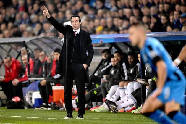 BRUGGE - Aston Villa FC coach Unai Emery during the UEFA Champions League match between Club Brugge and Aston Villa FC at the Jan Breydel Stadium on Nov. 6, 2024 in Brugge, Belgium . ANP Hollandse Hoogte UEFA Champions League 2024 25 League phase 4 2024 25 xVIxANPxSportx xGerritxvanxKeulenxIVx 512837028 originalFilename: 512837028.jpg