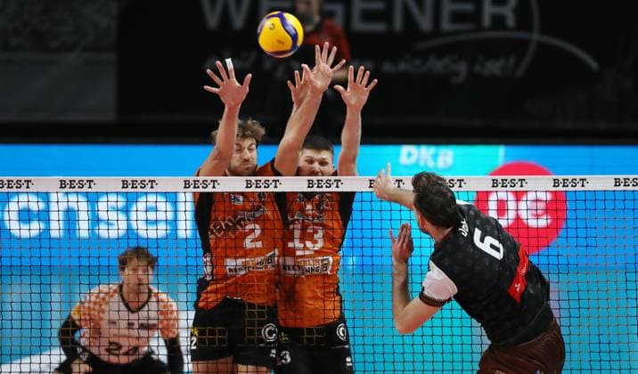 Volleyball, DVV Cup, Berlin Recycling Volleys BR - WWK Volleys Herrsching