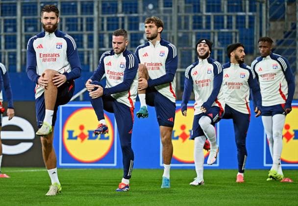 Football, EL, Olympique Lyon, Training