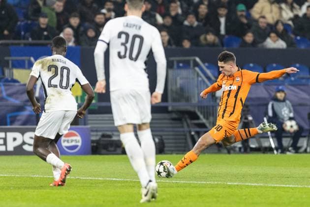 UEFA Champions League FC Shakhtar Donetsk BSC Young Boys 06 11 2024 Georgy Sudakov FC Shakhtar Donetsk, 10 UEFA Champions League FC Shakhtar Donetsk BSC Young Boys Arena AufSchalke, Gelsenkirchen 06 11 2024 Copyright: xBEAUTIFULxSPORTS Buriakovx