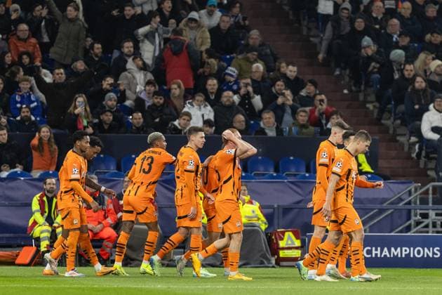 UEFA Champions League FC Shakhtar Donetsk BSC Young Boys 06 11 2024 FC Shakhtar Donetsk in jubilation, 2 1, Georgy Sudakov FC Shakhtar Donetsk, 10 UEFA Champions League FC Shakhtar Donetsk BSC Young Boys Arena AufSchalke, Gelsenkirchen 06 11 2024 Copyright: xBEAUTIFULxSPORTS Buriakovx