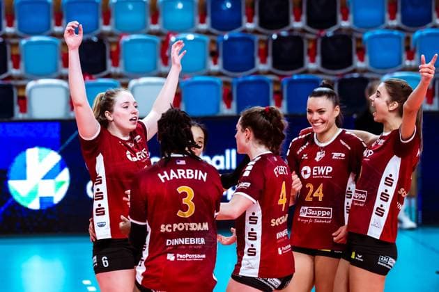 CEV Challenge Cup SC Potsdam ZOK UB 06 11 2024 CEV Challenge Cup SC Potsdam ZOK UB Copyright: xBEAUTIFULxSPORTS NicolxMarschallx