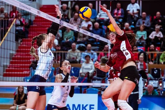 CEV Challenge Cup SC Potsdam ZOK UB 06 11 2024 CEV Challenge Cup SC Potsdam ZOK UB Copyright: xBEAUTIFULxSPORTS NicolxMarschallx