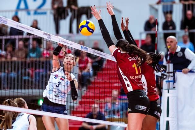 CEV Challenge Cup SC Potsdam ZOK UB 06 11 2024 CEV Challenge Cup SC Potsdam ZOK UB Copyright: xBEAUTIFULxSPORTS NicolxMarschallx