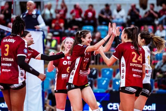 CEV Challenge Cup SC Potsdam ZOK UB 06 11 2024 CEV Challenge Cup SC Potsdam ZOK UB Copyright: xBEAUTIFULxSPORTS NicolxMarschallx