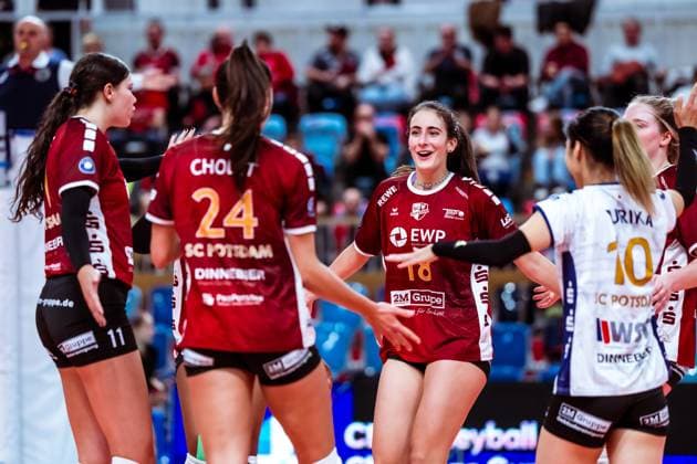 CEV Challenge Cup SC Potsdam ZOK UB 06 11 2024 CEV Challenge Cup SC Potsdam ZOK UB Copyright: xBEAUTIFULxSPORTS NicolxMarschallx