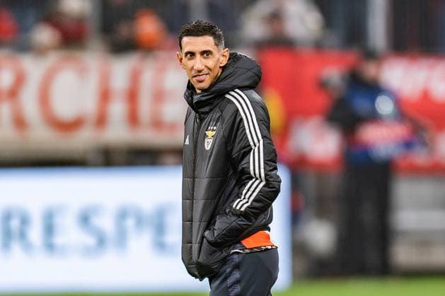 06 11 2024, FC Bayern Munich vs Benfica Lisbon, UEFA Champions League, Matchday 4 Angel di Maria Benfica Lisbon, 11 is only on the bench as a substitute for the time being Substitute Copyright: xBahhoxKarax