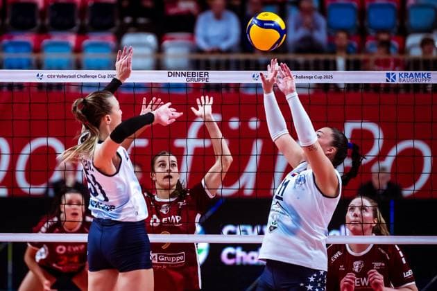 CEV Challenge Cup SC Potsdam ZOK UB 06 11 2024 CEV Challenge Cup SC Potsdam ZOK UB Copyright: xBEAUTIFULxSPORTS NicolxMarschallx
