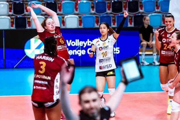 CEV Challenge Cup SC Potsdam ZOK UB 06 11 2024 CEV Challenge Cup SC Potsdam ZOK UB Copyright: xBEAUTIFULxSPORTS NicolxMarschallx