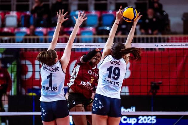 CEV Challenge Cup SC Potsdam ZOK UB 06 11 2024 CEV Challenge Cup SC Potsdam ZOK UB Copyright: xBEAUTIFULxSPORTS NicolxMarschallx