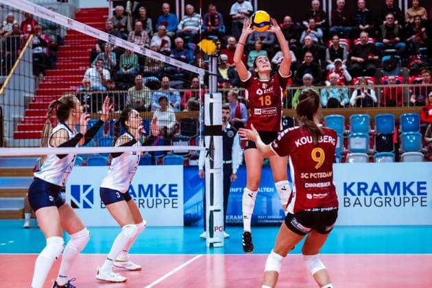 CEV Challenge Cup SC Potsdam ZOK UB 06 11 2024 CEV Challenge Cup SC Potsdam ZOK UB Copyright: xBEAUTIFULxSPORTS NicolxMarschallx