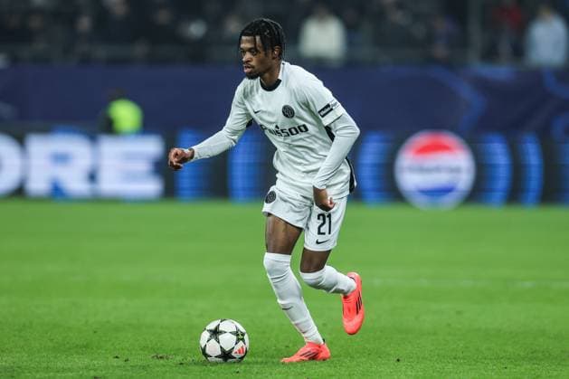 Sport, Football, UEFA Champions League Season 2024 2025 League Phase 4 Matchday FC Shakhtar Donetsk BSC Young Boys 06 11 2024, Arena AufSchalke Alan Virginius BSC Young Boys, 21 Gelsenkirchen Arena AufSchalke VELTINS Arena Nordrhein Westfahlen Germany