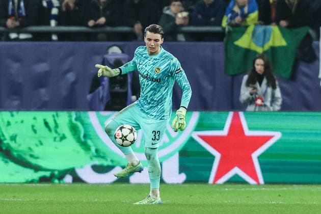 Sport, Football, UEFA Champions League Season 2024 2025 League Phase 4 Matchday FC Shakhtar Donetsk BSC Young Boys 06 11 2024, Arena AufSchalke Marvin Keller BSC Young Boys, 33 Gelsenkirchen Arena AufSchalke VELTINS Arena Nordrhein Westfahlen Germany