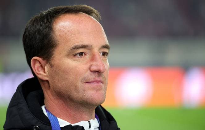 06 11 2024, Germany, Stuttgart, Football Champions League, VfB Stuttgart vs Atalanta Bergamo, VfB U19 Coach Nico Willig In accordance with the regulations of the DFL German Football League, it is prohibited to use or have used photographs taken in the stadium and or of the match in the form of sequential images and or video-like photo series
