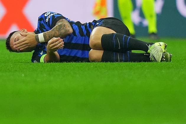 Inter Milan s Lautaro Martinez during the Uefa Champions League soccer match between Inter and Arsenal a at the San Siro Stadium in Milan, north Italy - Wednesday , November 6 , 2024. - Soccer .  Copyright: xSpada LaPressex