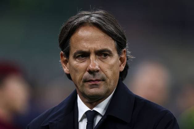 Inter Milan manager Simone Inzaghi prior to kick-off Inter Milan v Arsenal, UEFA Champions League, Group Stage, Football, San Siro Stadium, Milan, Italy - 06 Nov 2024 EDITORIAL USE ONLY No use with unauthorised audio, video, data, fixture lists, club league logos or live services. Online in-match use limited to 120 images, no video emulation. No use in betting, games or single club league player publications. Copyright: xMarcoxCanienero Shutterstockx 14863816e