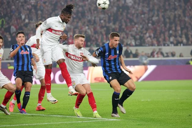 06 11 2024, Germany, Stuttgart, Football Champions League, VfB Stuttgart vs Atalanta Bergamo, El Bilal Toure VfB