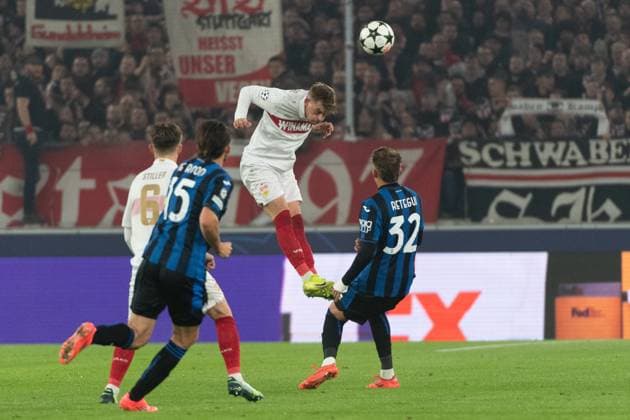 v li Maximilian Mittelstaedt VfB Stuttgart, 07 , 32sb GER, VfB Stuttgart vs Atalanta Bergamo, Football, Men, UEFA Champions League, Matchday 4, Season 2024 2025, 06 11 2024, GER, VfB Stuttgart vs Atalanta Bergamo, Football, Men, UEFA Champions League, Matchday 4, Season 2024 2025, 06 11 2024 Stuttgart Copyright: xEibner-Pressefoto WolfgangxFrankx EP_WFK