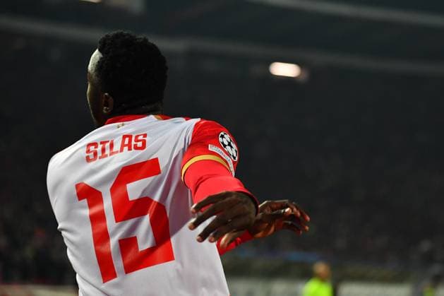 CRVENA ZVEZDA vs BARCELONA SILAS KATOMPA Red Star football player at the UEFA Champions League match against Barcelona at the Rajko Mitic stadium, Belgrade 06.11.2024. MN PRESS mi photo FOOTBALL, UEFA CHAMPIONS LEAGUE, RED STAR, BARCELONA Belgrade Stadion Rajko Mitic Serbia Copyright: xMNxPressx