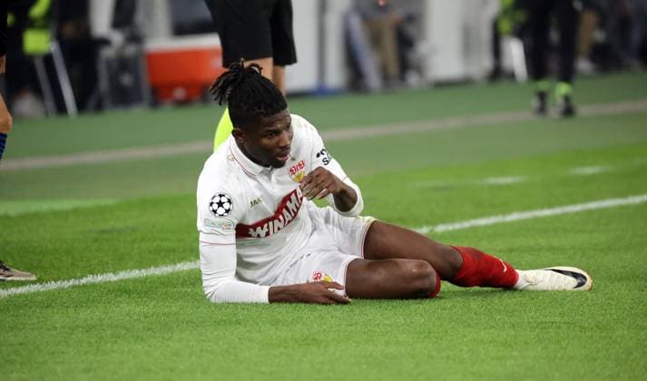 06 11 24 VfB Stuttgart Atalanta Bergamo Germany, Stuttgart, 06 11 2024, Football, UEFA Champions League, VfB Stuttgart Atalanta Bergamo El Bilal Toure VfB Stuttgart