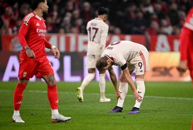 FOOTBALL CHAMPIONS LEAGUE SEASON 2024 2025 Preliminary Round 4 Matchday FC Bayern Muenchen Benfica Lisbon 06 11 2024 Harry Kane FC Bayern Muenchen