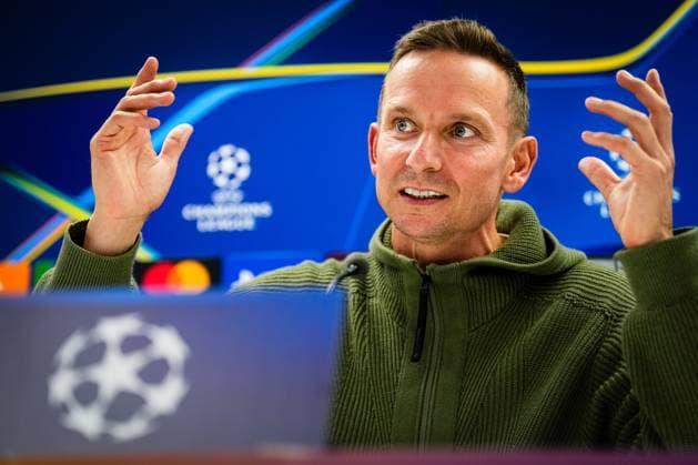 UEFA Champions League: Feyenoord v FC Red Bull Salzburg Rotterdam - RB Salzburg coach Pepijn Lijnders during the fourth round of the new format of The Champions League 2024 2025. The match is set between Feyenoord and FC Red Bull Salzburg at Stadion Feijenoord De Kuip on 6 November 2024 in Rotterdam, The Netherlands. Copyright: xYannickxVerhoevenx