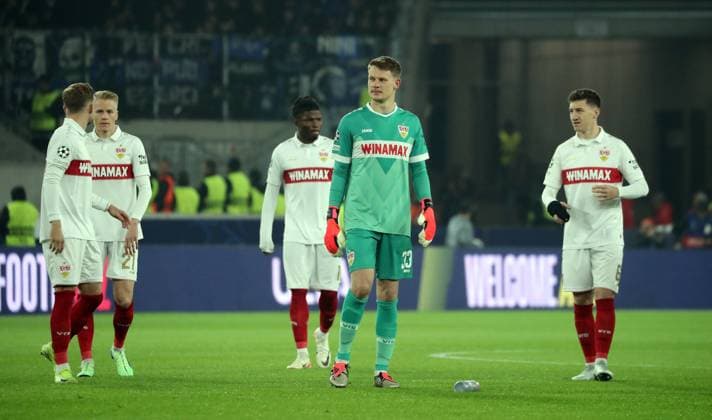 06 11 24 VfB Stuttgart Atalanta Bergamo Germany, Stuttgart, 06 11 2024, Football, UEFA Champions League, VfB Stuttgart Atalanta Bergamo Alexander Nübel VfB Stuttgart