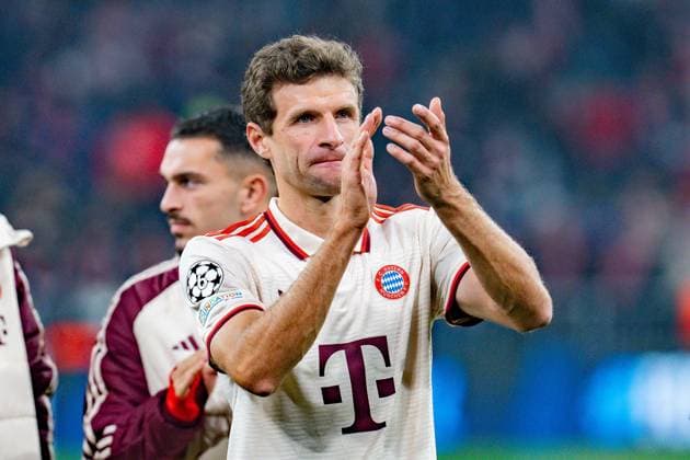 06 11 2024, FC Bayern Munich vs Benfica Lisbon, UEFA Champions League, Matchday 4 Thomas Mueller FC Bayern Muenchen, 25 Copyright: xBahhoxKarax