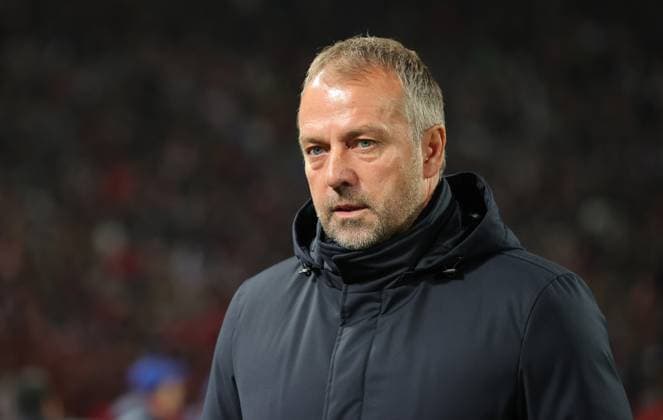 Fußball, CL, Roter Stern Belgrad - FC Barcelona (241107) -- BELGRADE, Nov. 7, 2024 -- Barcelona s head coach Hansi Flick is seen during the UEFA Champions League football match between Crvena Zvezda and Barcelona in Belgrade, Serbia, on Nov. 6, 2024. (Photo by Xinhua) (SP)SERBIA-BELGRADE-FOOTBALL-UEFA CHAMPIONS LEAGUE-CRVENA ZVEZDA VS BARCELONA PredragxMilosavljevic 