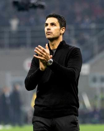 FC Internazionale Milano v Arsenal FC - UEFA Champions League 2024 25 League Phase MD4 Mikel Arteta participates in the UEFA Champions League 2024 25 match between FC Internazionale and FC Arsenal in Milano, Italy, on November 7, 2024, at Stadio Giuseppe Meazza Milano Milano Italy  Copyright: xMairoxCinquettix originalFilename:cinquetti-fcintern241107_nppUD.jpg