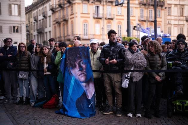 People attends Blue Carpet prior to the Nitto ATP, Tennis Herren Finals at Museo del Risorgimento in Turin, Italy, where the ATP Finals will begin on Sunday, Nov. 10 - - Thursday, November 7, 2024.  Copyright: xMarcoxAlpozzi LaPressex
