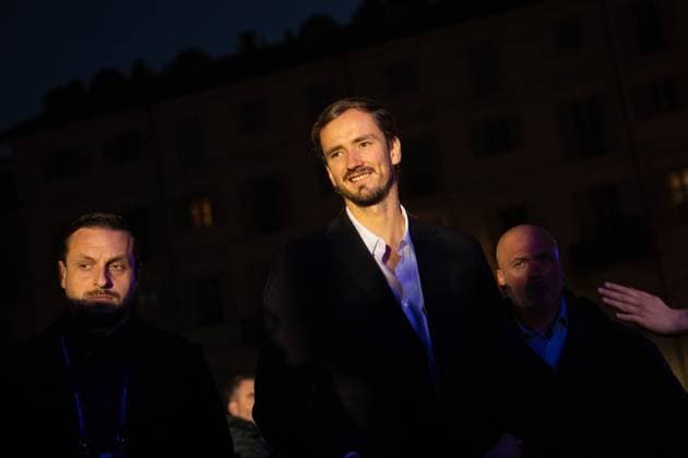 Daniil MEDVEDEV attends Blue Carpet prior to the Nitto ATP, Tennis Herren Finals at Museo del Risorgimento in Turin, Italy, where the ATP Finals will begin on Sunday, Nov. 10 - - Thursday, November 7, 2024.  Copyright: xMarcoxAlpozzi LaPressex