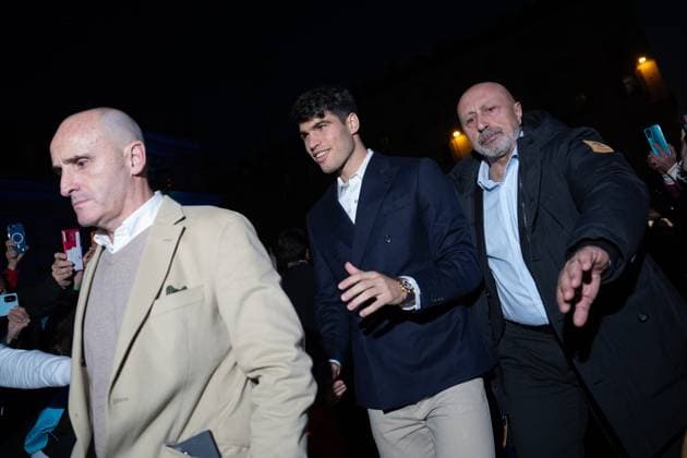 Tennis, ATP Finals in Turin, Blue Carpet Reception, Arrival of the players