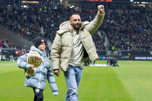 UEFA Europa League Eintracht Frankfurt SK Slavia Prague, 07 11 2024 Christian Eckerlin Mixed Martial Arts Fighter MMA King of Frankfurt , Eintracht Frankfurt SK Slavia Prague, Frankfurt, Deutsche Bank Park, 7 11 2024 Copyright: xBEAUTIFULxSPORTS Gawlikx