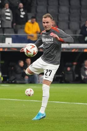 Mario Götze Eintracht Frankfurt, 27 Frankfurt 07 11 2024 Eintracht Frankfurt vs Slavia Prague, Deutsche Bank Park, UEFA Europa League, 4 Match