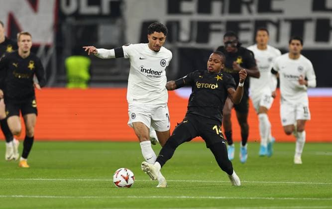 Football, EL, Eintracht Frankfurt - Slavia Prague