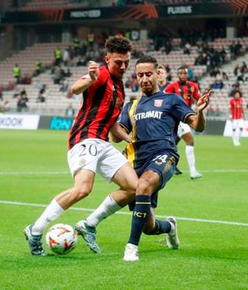 football ogcnice fc twente PHOTOPQR NICE MATIN Frantz Bouton ; Nice ; 07 11 2024 ; football ogcnice fc twente phase de ligue J4 Nice France  Copyright: xPHOTOPQR NICExMATIN MAXPPPxFrantzxBoutonx 20241107NIM4619 20241107NIM4619