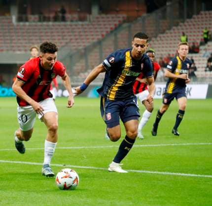 football ogcnice fc twente PHOTOPQR NICE MATIN Frantz Bouton ; Nice ; 07 11 2024 ; football ogcnice fc twente phase de ligue J4 Nice France  Copyright: xPHOTOPQR NICExMATIN MAXPPPxFrantzxBoutonx 20241107NIM4635 20241107NIM4635