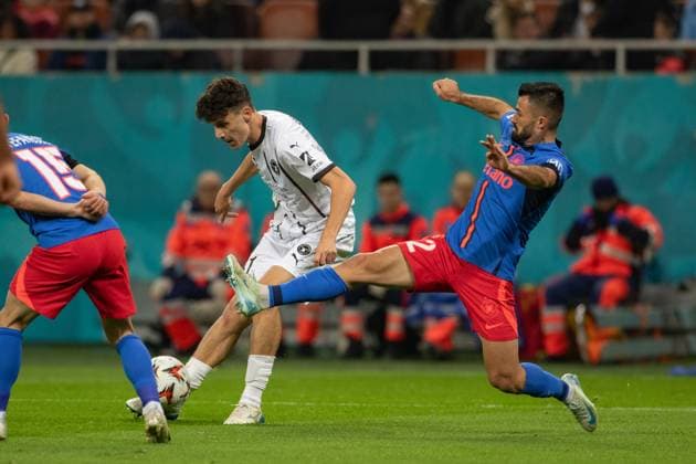 Football, EL, FCSB Bucharest - FC Midtjylland