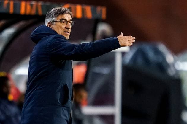 BRUSSELS, BELGIUM - NOVEMBER 7: AS Roma head coach Ivan Juric gestures during the UEFA Europa League 2024 25 League Phase MD4 match between R. Union Saint-Gilloise and AS Roma at King Baudouin Stadium on November 7, 2024 in Brussels, Belgium. (Photo by Rene Nijhuis) SPO  Copyright: xRenexNijhuis