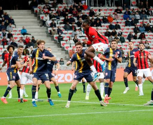 football ogcnice fc twente PHOTOPQR NICE MATIN Frantz Bouton ; Nice ; 07 11 2024 ; football ogcnice fc twente phase de ligue J4 Nice France  Copyright: xPHOTOPQR NICExMATIN MAXPPPxFrantzxBoutonx 20241107NIM4688 20241107NIM4688