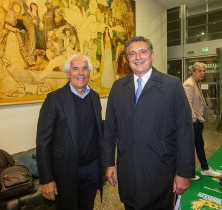 Roberto Donadoni e Luigi De Siervo allo Movies &amp; Tv 2024 , proiezione di Campioni del Made in Italy a Palazzo Lombardia - Milano, Italia - Gioved& xec;, 7 Novembre 2024 (foto Stefano Porta LaPresse) Sport Movies &amp; Tv 2024 , screening of Champions of Made in Italy at Palazzo Lombardia - Milan, Italy - Thursday, 7 November 2024 (photo Stefano Porta LaPresse)  Copyright: xStefanoxPortax LaPressex