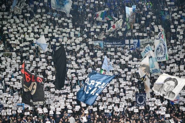 Lazio supporter during the UEFA Europa League 2024-2025 football match between SS Lazio and FC Porto at the Olympic Stadium in Rome on November 07, 2024.  Copyright: xFabrizioxCorradetti IPAxSportx x xx IPA_51354479 IPA_Agency_IPA51354479